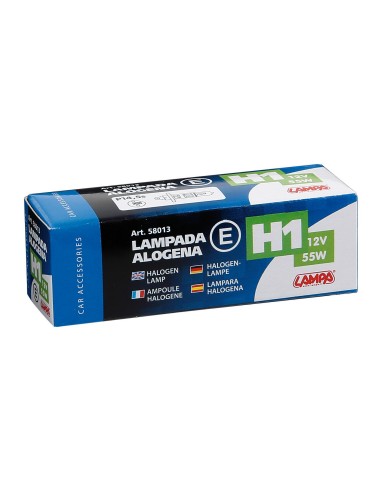 LAMPADINA H1 12V 55W P14,5S SCATOLA 58013 LAMPA