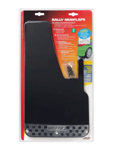 COPPIA PARASPRUZZI RALLY NERO 12991 LAMPA