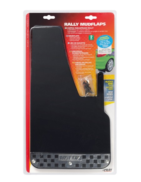 COPPIA PARASPRUZZI RALLY NERO 12991 LAMPA