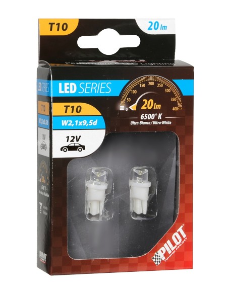 COPPIA LUCI POSIZIONE COLOR-LED -WHITE WIDE BEAM BIANCO 58146 LAMPA