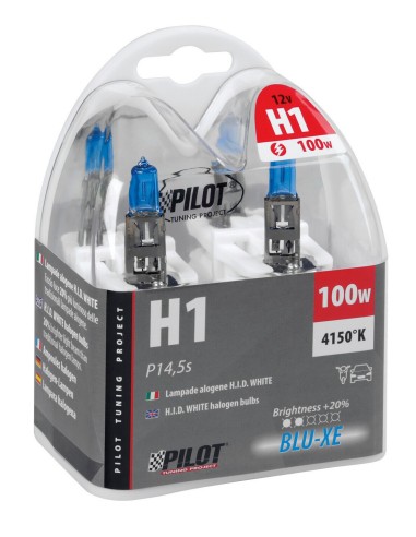 COPPIA LAMPADINA H1 BLU-XE 12V.100W 58181 LAMPA