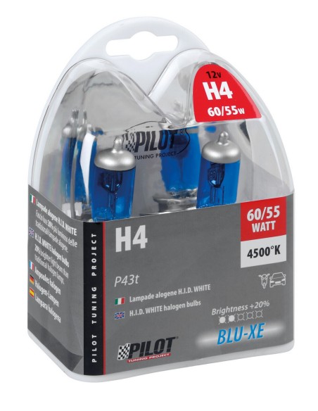 COPPIA LAMPADINA H4 BLU-XE 60/55W 58184 LAMPA