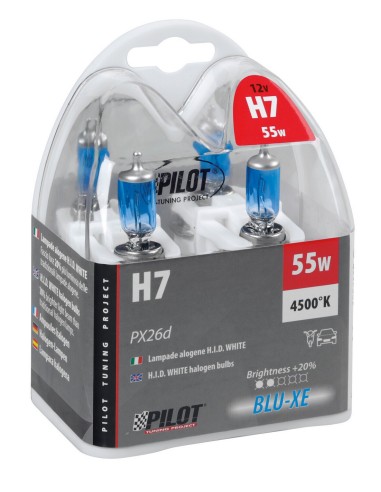 COPPIA LAMPADINA H7 BLU-XE 12V.55W 58186 LAMPA