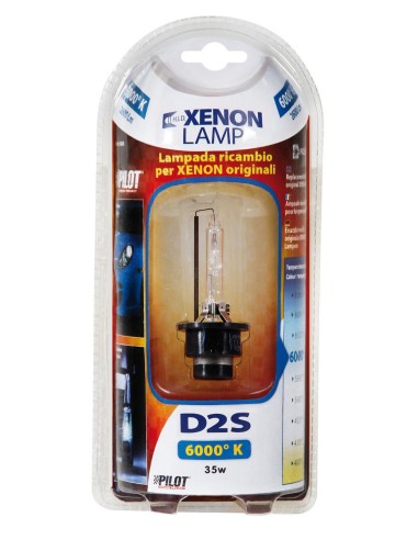 Lampada HID Xenon 6.000°K - D2S - 35W - P32d-2 - 1 pz  - Scatola