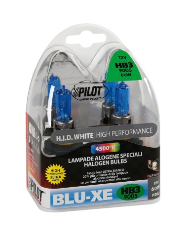 COPPIA LAMPADINA HB3/9005-60W12V BLU-XE PLASTIC BOX 58277 LAMPA