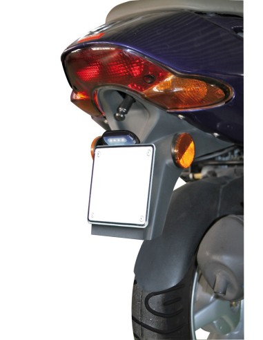 Supporto luce targa per ciclomotori
