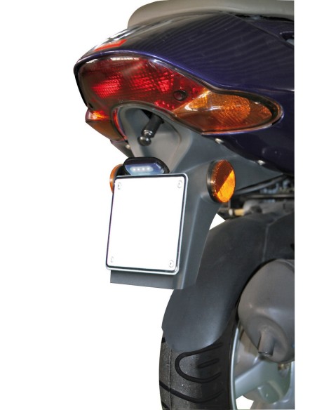 Supporto luce targa per ciclomotori