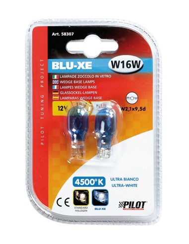 COPPIA LAMPADINA W16W BLU-XE 58307 LAMPA