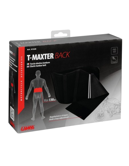 T-Maxter Back, fascia elastica lombare