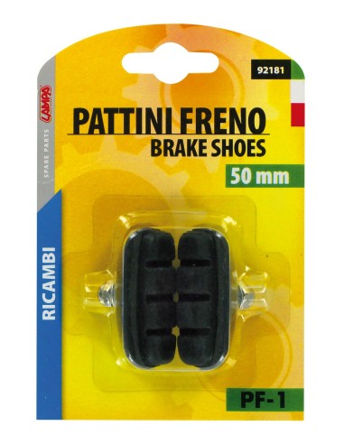 COPPIA PATTINI FRENO 50MM PINZA 92181 LAMPA