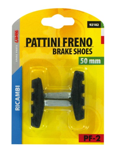 COPPIA PATTINI FRENO 50MM CANTIL. 92182 LAMPA