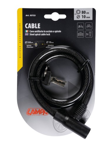 CAVO ANTIFURTO CA-3 CM80 MM10 93723 LAMPA