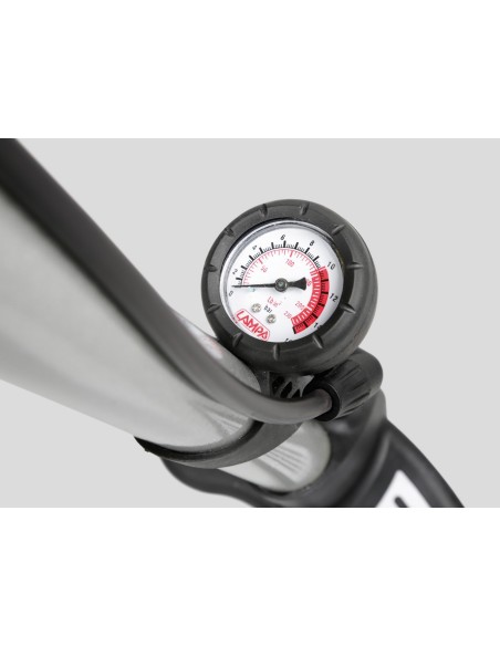 POMPA IN ACCIAIO C/MANOMETRO 94217 LAMPA