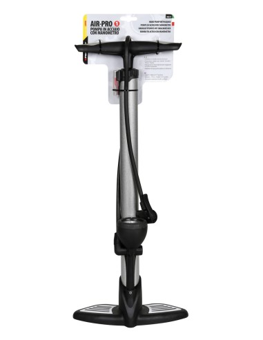 POMPA IN ACCIAIO C/MANOMETRO 94217 LAMPA