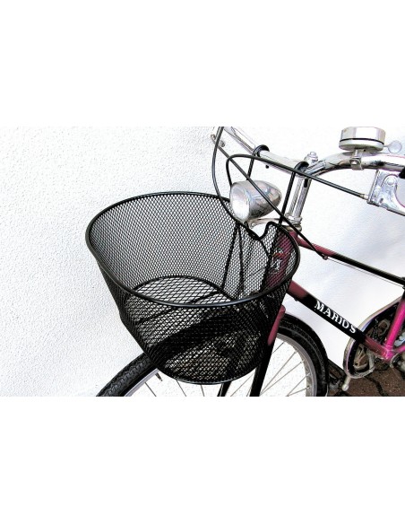 CESTINO RETE ANTERIORE OVALE NERO 94531 LAMPA