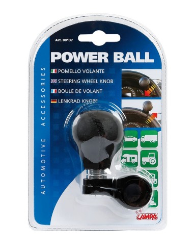 POMELLO PELLE UNIVERSALE PER VOLANTE 00137 LAMPA