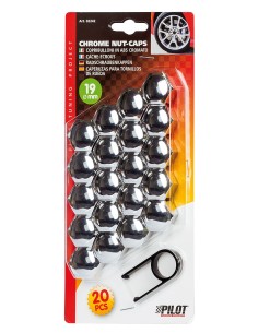 Chrome-Nut Caps, 20 copribulloni - Ø 19 mm 2