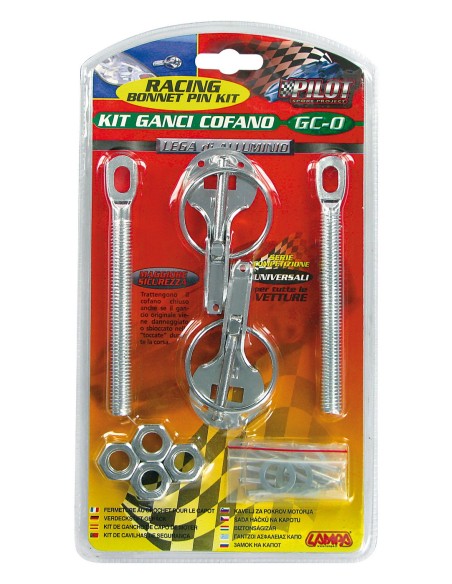 GC-0, kit ganci cofano competizione