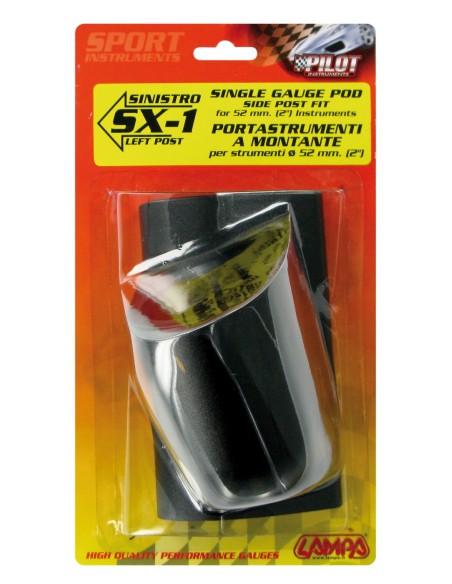 CARENATURA LATERALE SX NERA 1 FORO PER STRUMENTI 2 (50MM) 10070 LAMPA