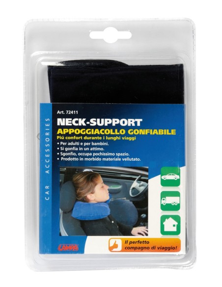 Neck-Support, appoggiacollo gonfiabile