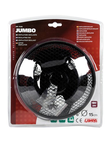 Jumbo ventilatore oscillante Ø 6” - 24V