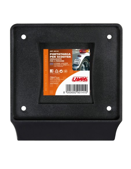 Portatarga universale per ciclomotori