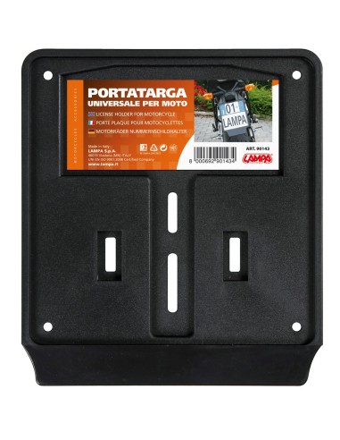 PORTATARGA MOTOCICLI 90143 LAMPA
