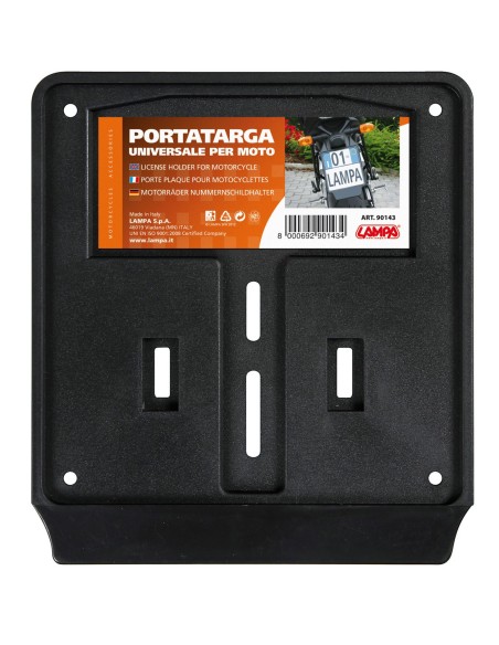 PORTATARGA MOTOCICLI 90143 LAMPA