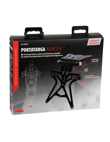 PORTATARGA MOTO AERO-X 90146 LAMPA