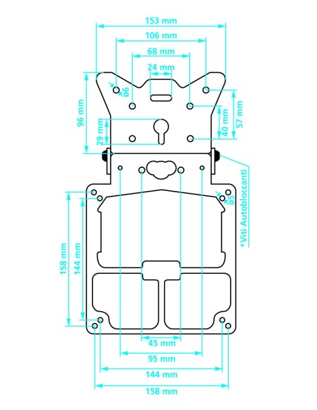 PORTATARGA EXTREME NERO 90153 LAMPA