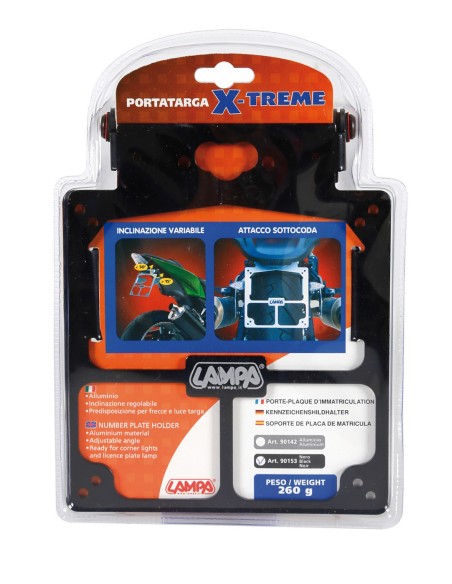 PORTATARGA EXTREME NERO 90153 LAMPA