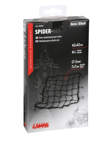 RETE ELASTICA 42X42 PORTABAGAGLI I NERA 90500 LAMPA
