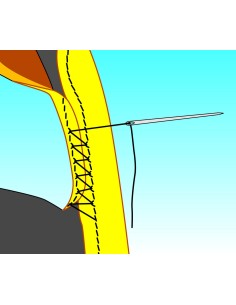 COPRIVOLANTE PELLE NERO 37-39CM 33011 LAMPA 2