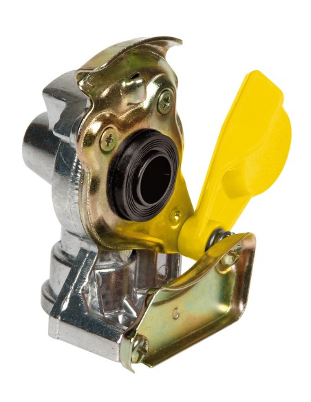 GIUNTO DI SEMI ACCOPPIAMENTO GIALLO CON VALVOLA 98099 LAMPA