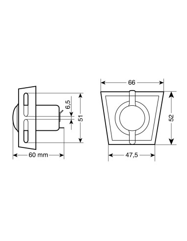PRESA DI CORRENTE PX1 CON PANNELLO DI SUPPORTO 39035 LAMPA