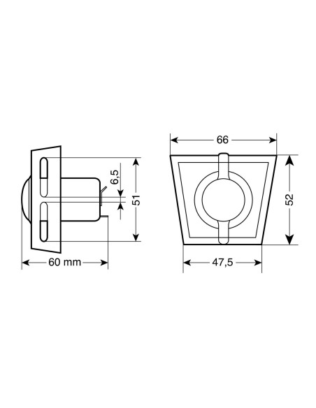 PRESA DI CORRENTE PX1 CON PANNELLO DI SUPPORTO 39035 LAMPA