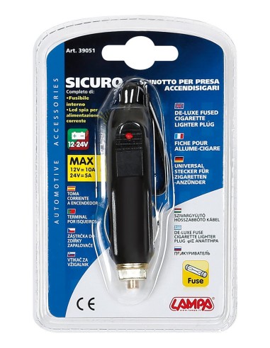 SPINOTTO ACC. SICURO 12/24V 39051 LAMPA