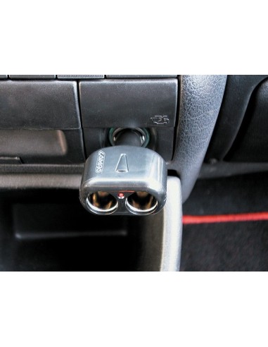 SPINOTTO DOPPIA PRESA 12/24V 39062 LAMPA