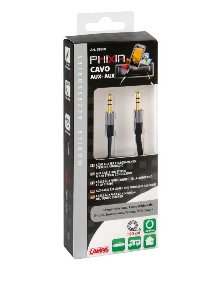PHIXIA CAVO AUX-AUTORADIO 120CM 38900 LAMPA