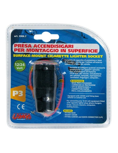 PRESA ACCENDISIGARI IMPERMEAB 39067 LAMPA