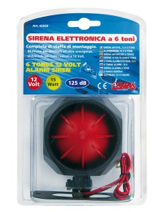 SIRENA ELETTRONICA 6 TONI 42020 LAMPA 2