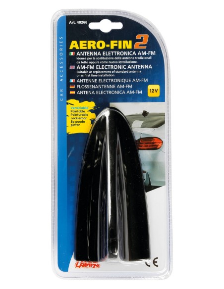 ANTENNA ELETTRICA AMPLIFICATA TETTO PINNA BMW 40266 LAMPA