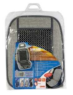 Safari, schienale in fibra naturale di cellulosa e legno - Grigio 2