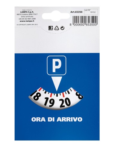 DISCO ORARIO EUROPEO 65350 LAMPA