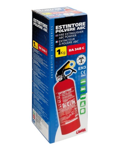 ESTINTORE KG.1 OMOL.EN3-CE C/MANOM.CLASSE ABC 68056 LAMPA