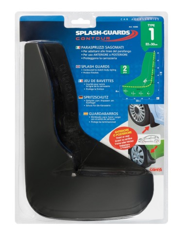 COPPIA PARASPRUZZI PER AUTO CONTOUR MISURA 1 12505 LAMPA