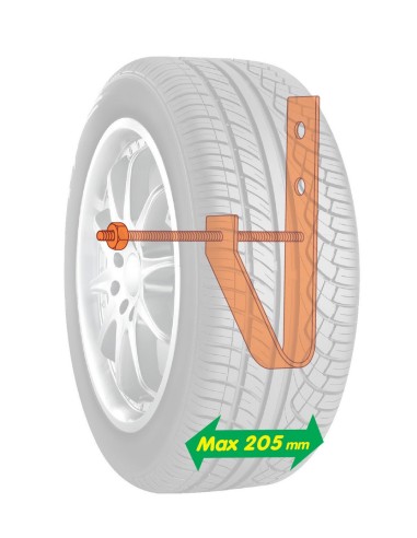 Wheel-Holder, set 4 staffe porta-ruote