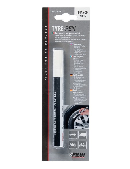 PENNARELLO PER PNEUMATICO BIANCO 74101 LAMPA