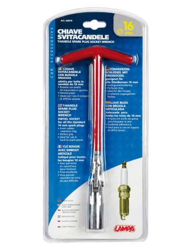 CHIAVE SVITACANDELA 16 MM. 65870 LAMPA