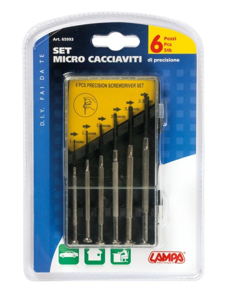 SET 6 MICROCACCIAVITI PRECIS. 65993 LAMPA